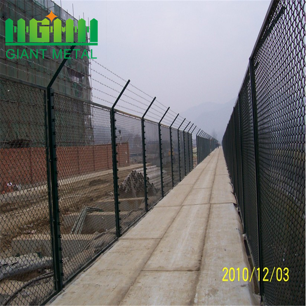 Galvanized PVC Coated Free Design Chain Link Fence