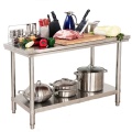 Overhead Shelf Commercial Kitchen 304 Work Table