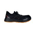 Active Step Black Orange Sandwich Safety Shoes