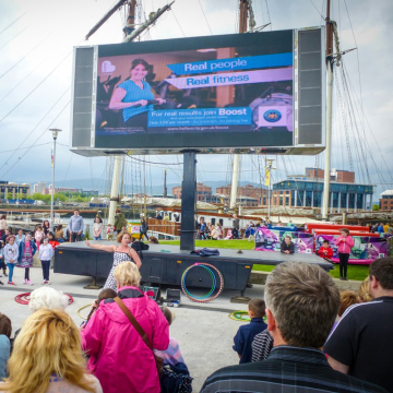 Programmable P10 LED Billboard for Large Outdoor Advertising