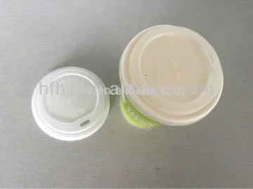 Biodegradable Plastic Coffee Paper Cups Lids