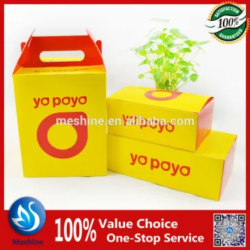 Fried Chicken boxes and Paper chip boxes/folding paper french fries box