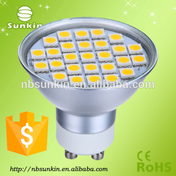 Trade Assurance CE RoHS led spot light gu10 Mr16 E14 E27 with 2 years warranty