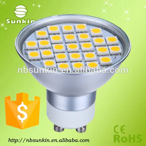 Trade Assurance CE RoHS led spot light gu10 Mr16 E14 E27 with 2 years warranty