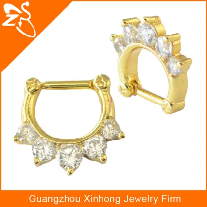 non piercing nose ring, indian style nose piercing, gold nose piercing