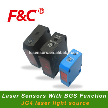 JG4-BGS100/300 series laser sensors, laser photoelectric sensors, With BGS function