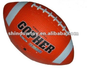 4 panels rubber rugby ball