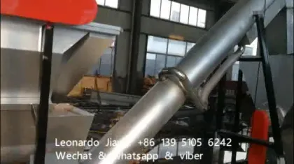 plastic drinking bottle/PET bottle floating bath washing machine recycling line