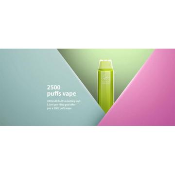 Elf bar 2500 puffs crystal disposable vape