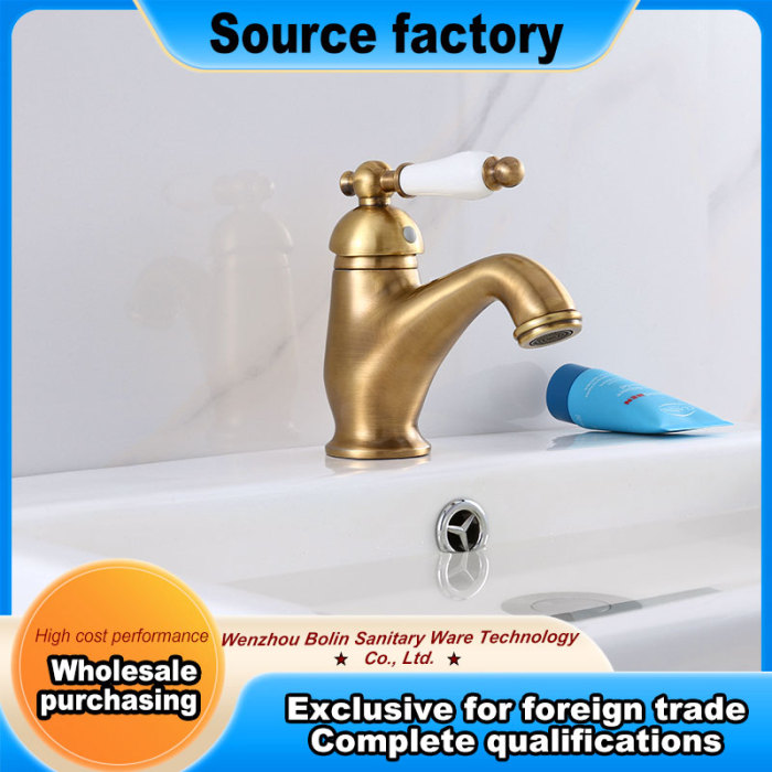 Elegant Electroplated Basin Faucet 35mm