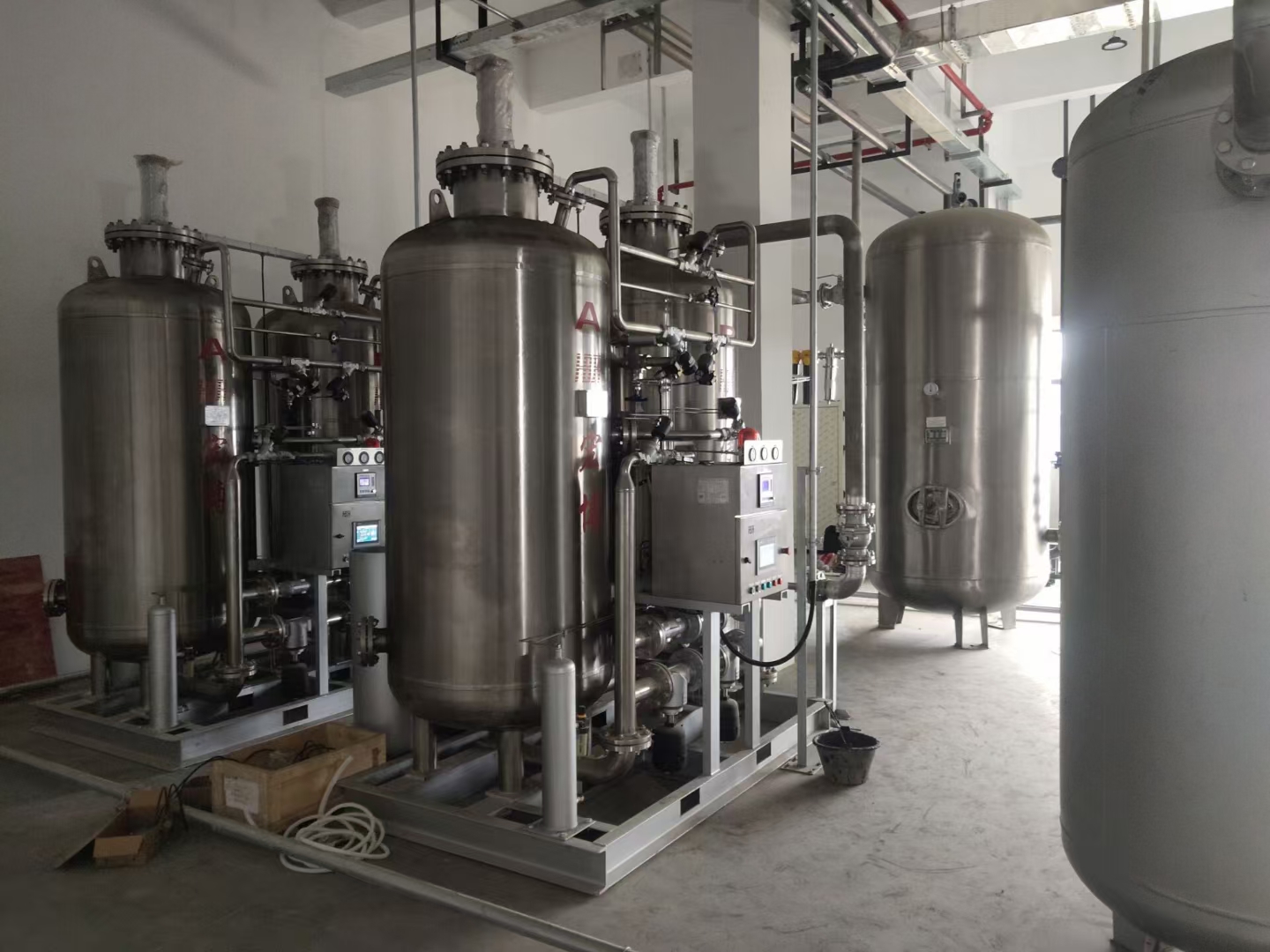 Real photo of purification compression system workshop-3 Real photo of purification compression system workshop-3