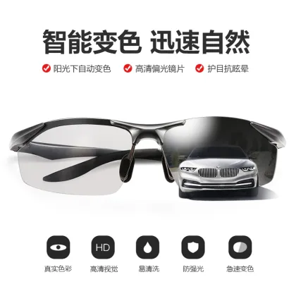 High Quality Polarized Mirror Black TAC Cycling Sunglasses UV400