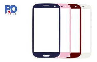 Pink / White Samsung Replacement Touch Screen , Galaxy S3 S