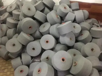 Recycled cotton yarn Knitting gloves yarns thread ne6s for sale