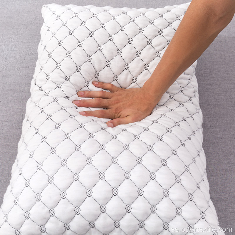 Almohada de cuello de espuma viscoelástica triturada de bambú ajustable