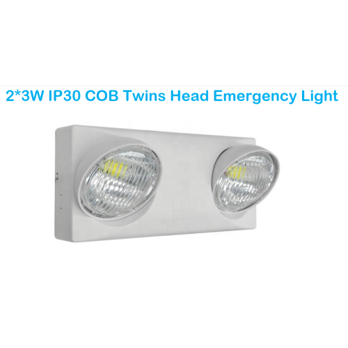 Lampe de secours Spot Twins de haute qualité 2*3W