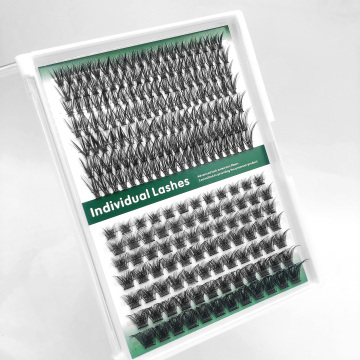 Natural Look Individual Faux Mink Cluster Lashes for DIY Home Application