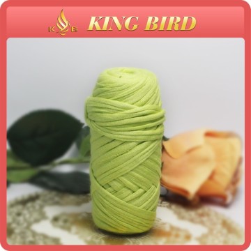 Wholesale Neon green hand Space Dyed T Shirt Yarn