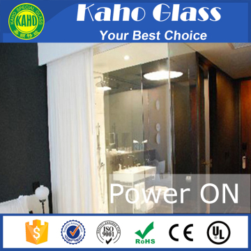 pdlc film glass/tempered smart glass shower door