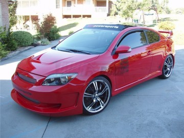 2005-2008 Scion Tc KM Fiber Glass Body Kit For Toyota