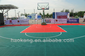 outdoor use,multi-functional,pp interlocking tiles for basketball/tennis/football