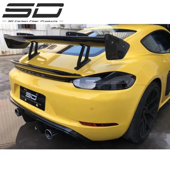 Hotsale: Dry Carbon Fiber Rear Spoiler/Wing for 718 Cayman