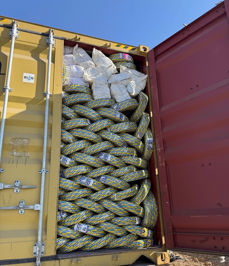 Rislife's 40-foot container departs for Chile, customizing motorcycle tires to support expansion in the Latin American market!