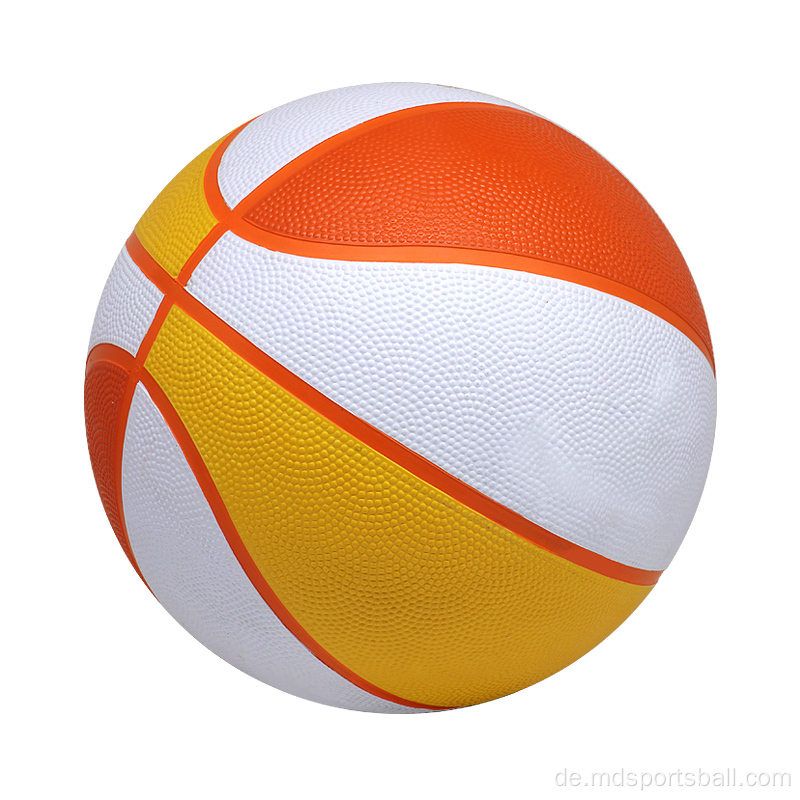 Größe 5 Gummibaskugeln Custom Basketball Ball