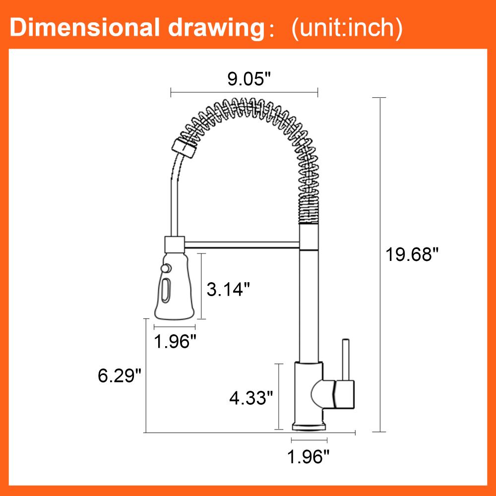 kitchen faucet 11003bg 7