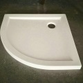Base de ducha cuadrante con desagüe de esquina de 90x90x5cm en blanco