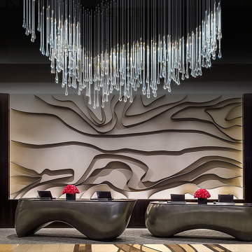Modern Chandelier for Contemporary Hotel Lobby Ceiling