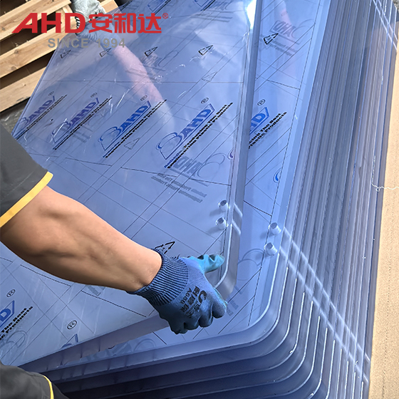 PC Sheets Light Blue processing