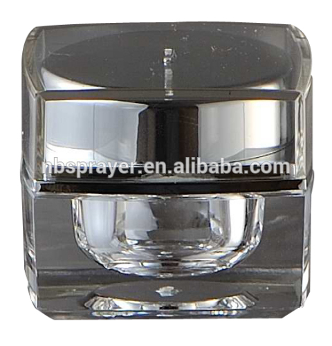 Shine Cosmetic Acrylic Jars Diamond jar, acrylic cream jar