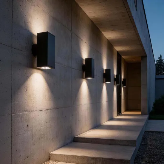 Outdoor Square LED Wall Light for Modern Architecture