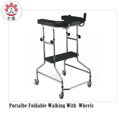 rollator walking folding with seat for disable
