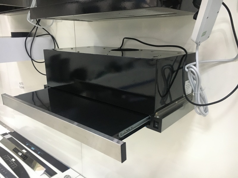 Factory price  60cm China Supplier Matt Black Under-Cabinet Range Hood Cooker Hood Gesture Control Exhaust Chimney