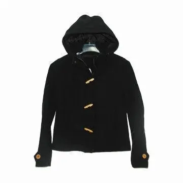 Women's woolen jacket, made of woolen fabric