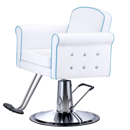 Barber Chair Blue And White