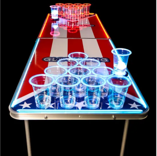 240cmx60cmx70cm Waterproofing MDF Beer PingPong Table