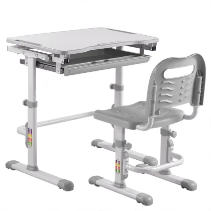 Writing Study Table Height Adjustable Children Desk