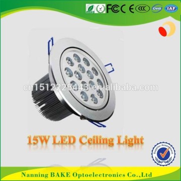 High quality 15w ceiling led light with cheap price 100-265v cool white made in china