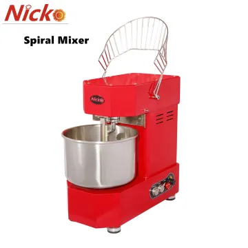 380V 15.5kw 125kg Flour Mixer Food Machine Double Motor Double Speed Full Belt Spiral Dough Mixer for Cake Bread