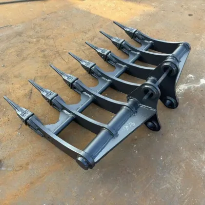 OEM Manufacturer Factory: High-Quality Excavator Landscape Rakes and Root Rakes for Hitachi, Caterpillar (Cat), and Other Brands