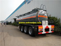 18000 Liters Steel H2SO4 صهريج مقطورة