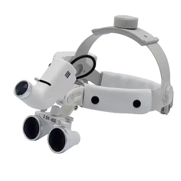 3.5x Wireless Magnification Binocular Dental Loupes with LED Headlight