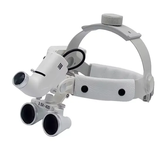 3.5x Wireless Magnification Binocular Dental Loupes with LED Headlight