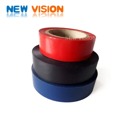 Green red white black yellow blue color rubber adhesive pvc duct tape