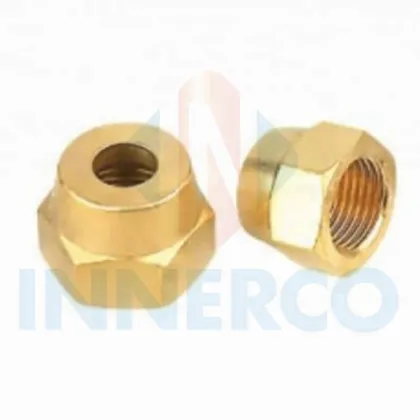 Brass Flare Pipe Fittings - Brass Short SAE Flare Nut for Air Conditioner