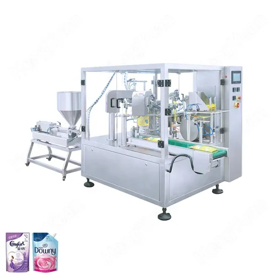 Automatic Rotary Packing Machine for Fabric Softener Doypacks (HYRP8-200L-L)