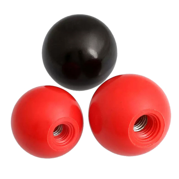 Factory Supply Round Knob Bakelite Handle Knobs M6 M8 M10 M12 M16 with Tapped Hole and Iron Steel Core